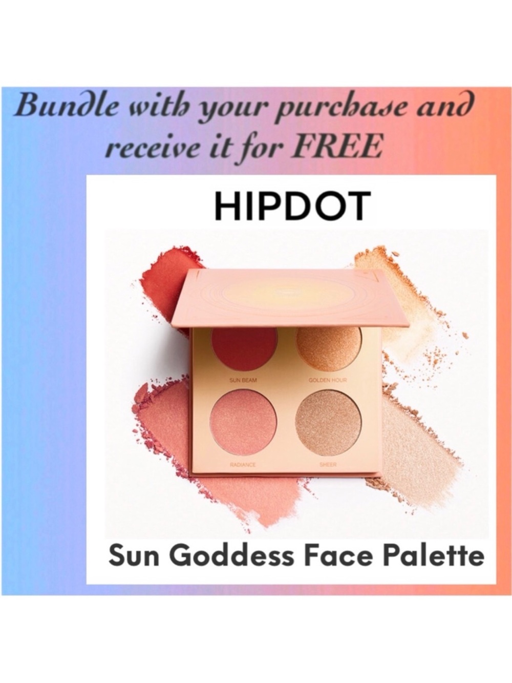 HIPDOT Sun Goddess Face Palette
